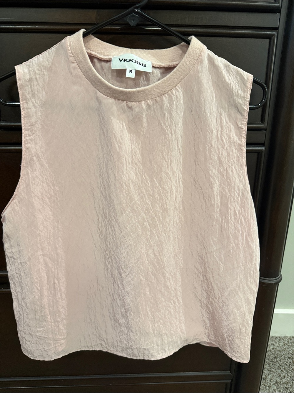 Vigoss Blush Crewneck Muscle Tee